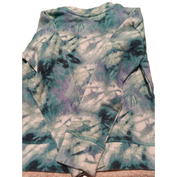 falls creek xs 4/5 tie dye sweater kids blue - Picture 3 of 4
